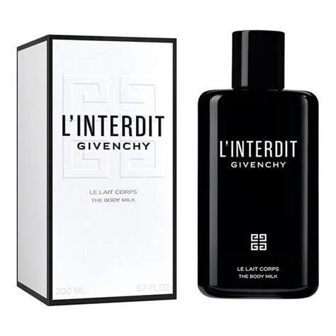 Body Lotion Givenchy L'interdit Feminino 